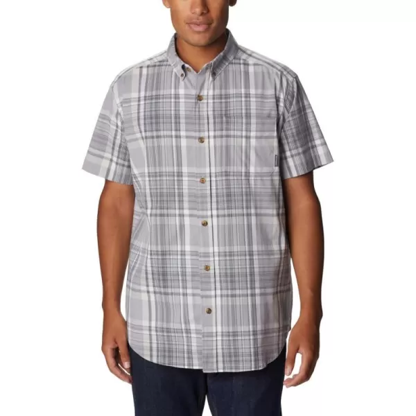 Columbia Mens Rapid Rivers Ii Short Sleeve ShirtColumbia Grey Plaid