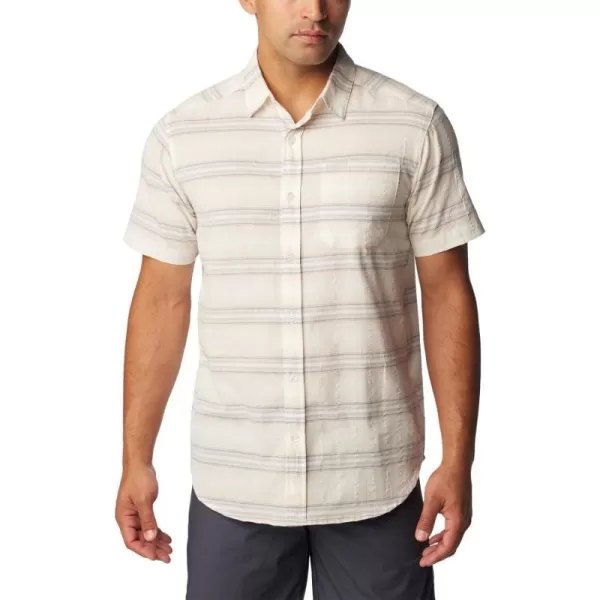 Columbia Mens Rapid Rivers Novelty Short SleeveWhite Seersucker