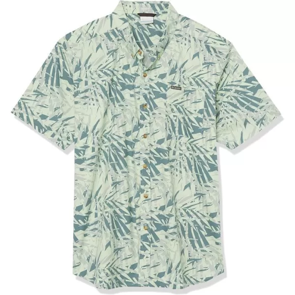 Columbia Mens Rapid Rivers Printed Short Sleeve ShirtMetal Dye Palms