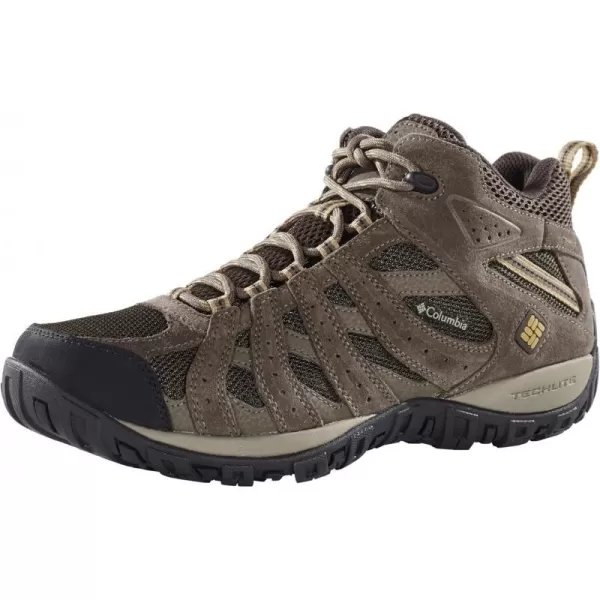 Columbia Mens Redmond Mid Waterproof Hiking BootCordovan Dark Banana