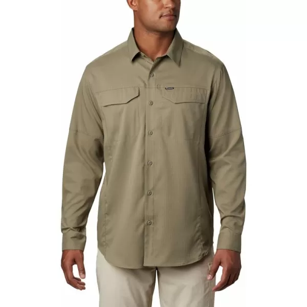 Columbia Mens Silver Ridge Lite Long Sleeve ShirtSage