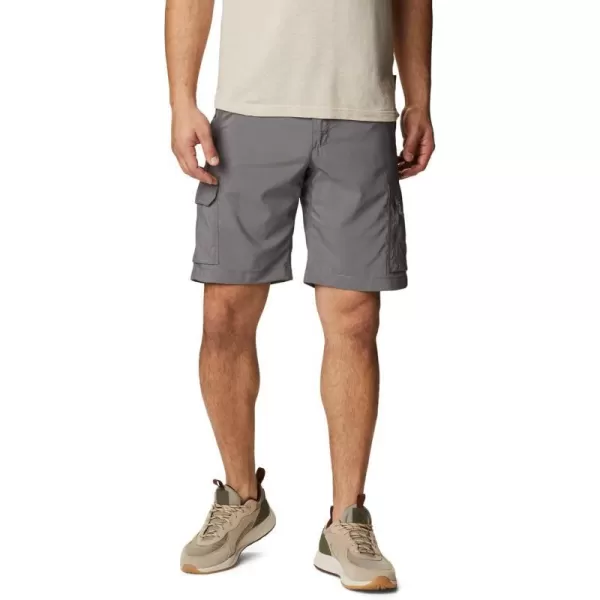 Columbia Mens Silver Ridge Utility Cargo ShortCity Grey