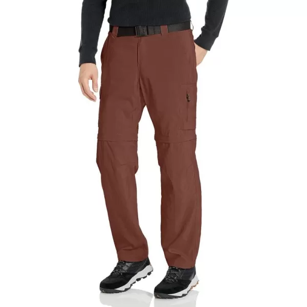 Columbia Mens Silver Ridge Utility Convertible PantLight Raisin