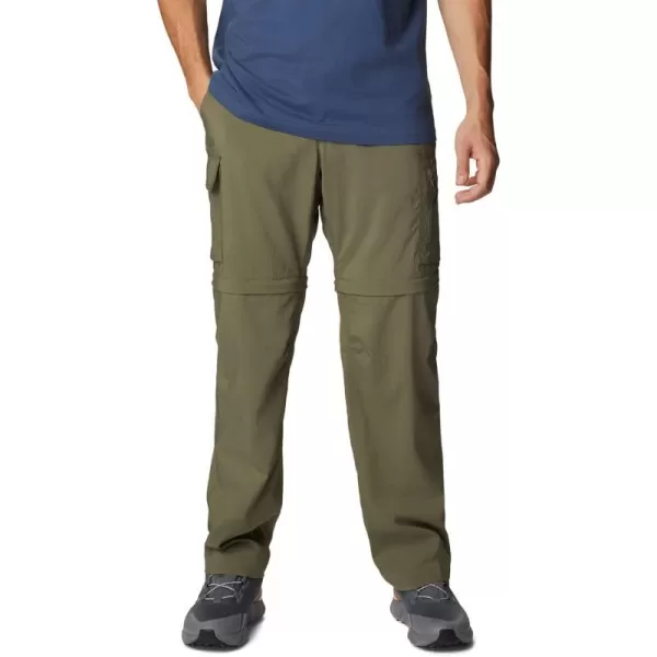 Columbia Mens Silver Ridge Utility Convertible PantStone Green