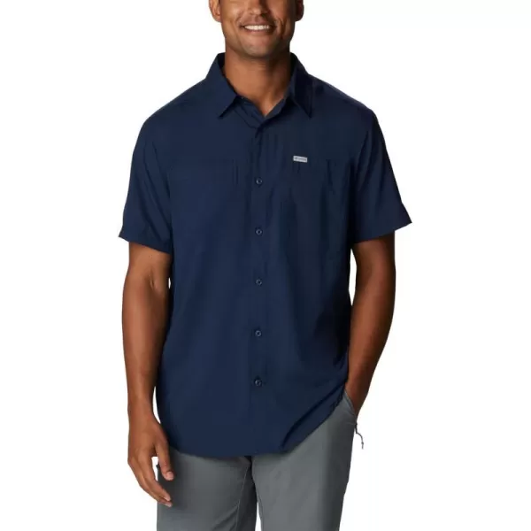 Columbia Mens Silver Ridge Utility Lite Short SleeveCollegiate Navy