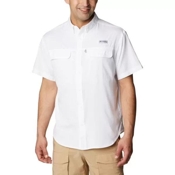 Columbia Mens Skiff Guide Woven SsWhite