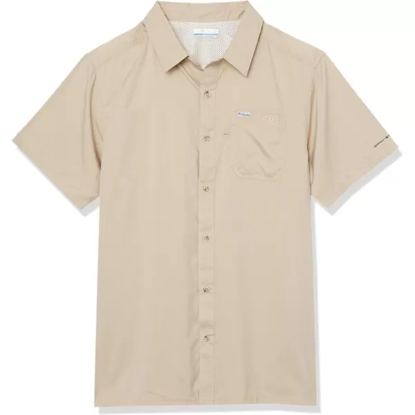 Columbia Mens Slack Tide Camp ShirtAncient Fossil