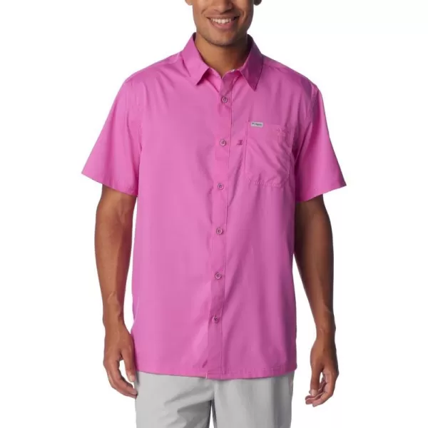 Columbia Mens Slack Tide Camp ShirtBright Lavender