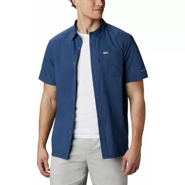 Columbia Mens Slack Tide Camp ShirtCarbon