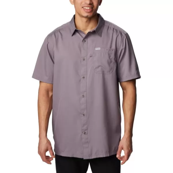 Columbia Mens Slack Tide Camp ShirtGranite Purple