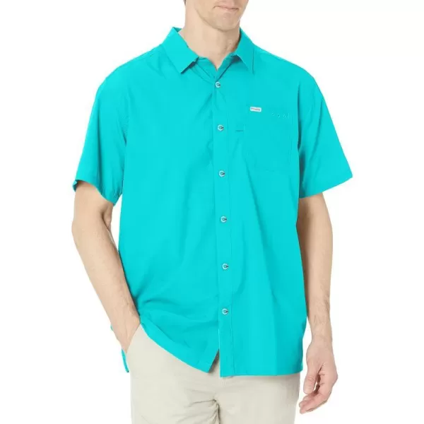 Columbia Mens Slack Tide Camp ShirtOcean Teal