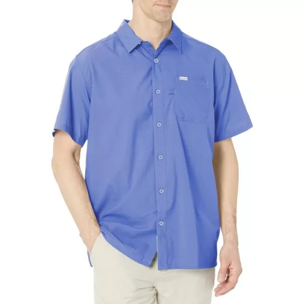 Columbia Mens Slack Tide Camp ShirtViolet Sea