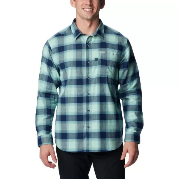 Columbia Mens Slack Tide Flannel Long SleeveGreen