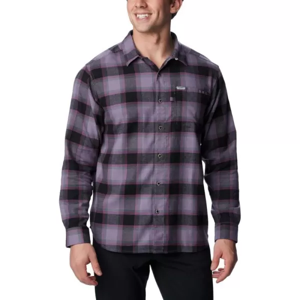 Columbia Mens Slack Tide Flannel Long SleevePurple