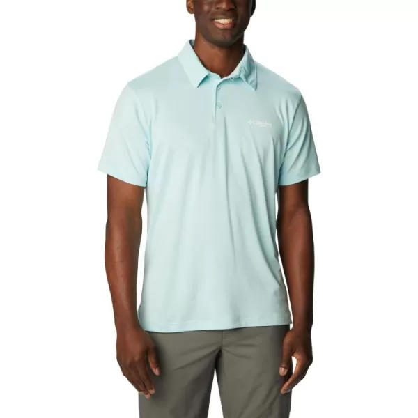 Columbia Mens Slack Tide Stretch PoloSpring Blue