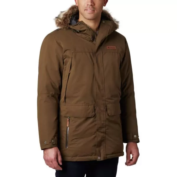 Columbia Mens South Canyon Long Down Parka Waterproof amp BreathableOlive Green