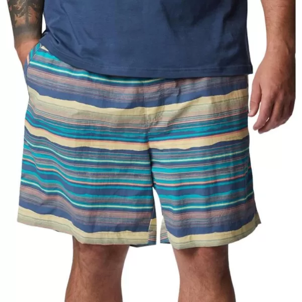 Columbia Mens Standard M Summerdry ShortBluestone Horizons Stripe Multi