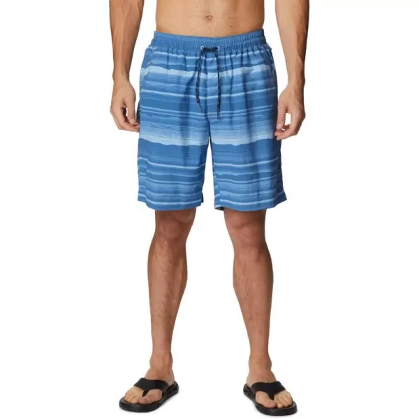 Columbia Mens Standard M Summerdry ShortJet Stream Horizons Stripe