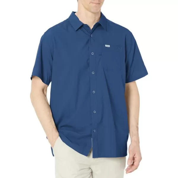 Columbia Mens Standard Slack Tide Camp ShirtCarbon