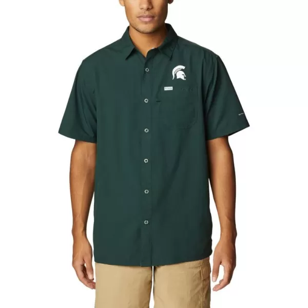 Columbia Mens Standard Slack Tide Camp ShirtMS  Spruce