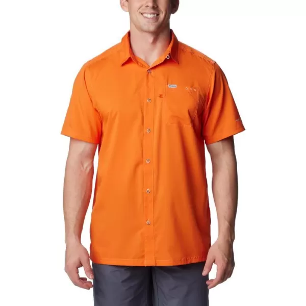 Columbia Mens Standard Slack Tide Camp ShirtOrange Reef