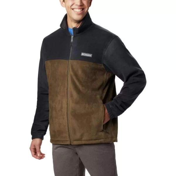 Columbia Mens Steens Mountain 20 Full Zip Fleece JacketBlackOlive Green