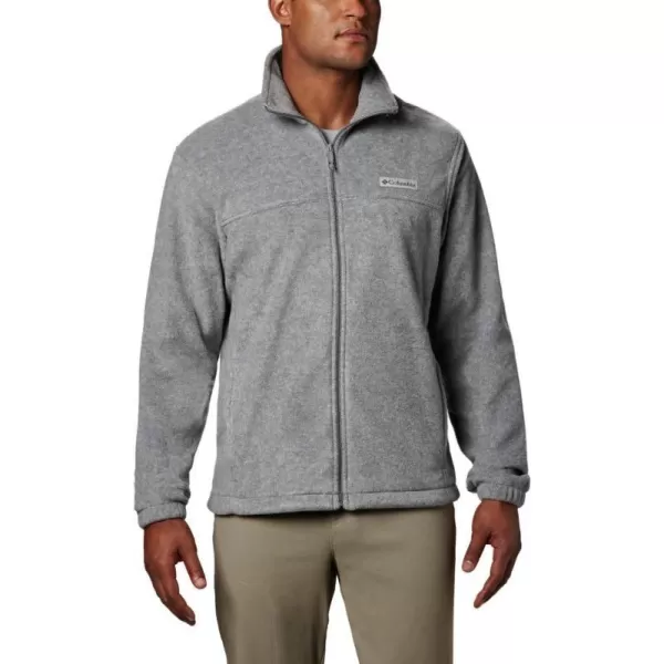 Columbia Mens Steens Mountain 20 Full Zip Fleece JacketLight Grey Heather