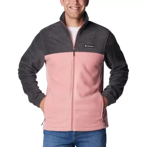 Columbia Mens Steens Mountain 20 Full Zip Fleece JacketSharkPink Agave