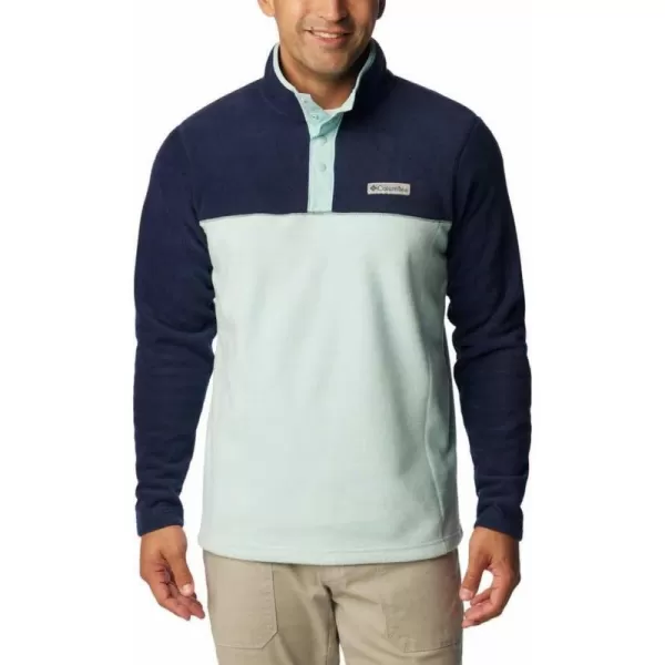 Columbia Mens Steens Mountain Half SnapSprayCollegiate NavySpray