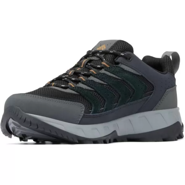 Columbia Mens Strata Trail Low Hiking ShoeBlackElk