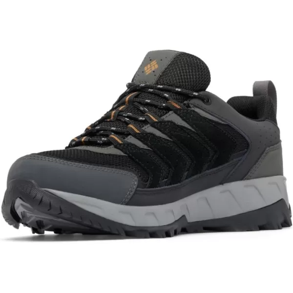 Columbia Mens Strata Trail Low Waterproof Hiking ShoeBlackElk