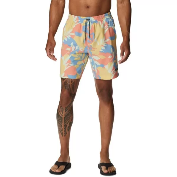 Columbia Mens Summertide Stretch Printed ShortCornstalk Floriated