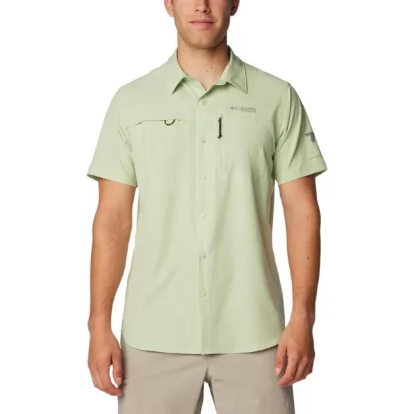 Columbia Mens Summit Valley Woven Short Sleeve ShirtSage Leaf