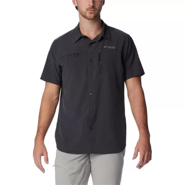 Columbia Mens Summit Valley Woven Short Sleeve ShirtShark