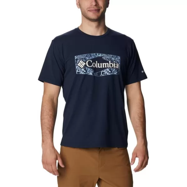 Collegiate Navy/Palmed Hex Graphic