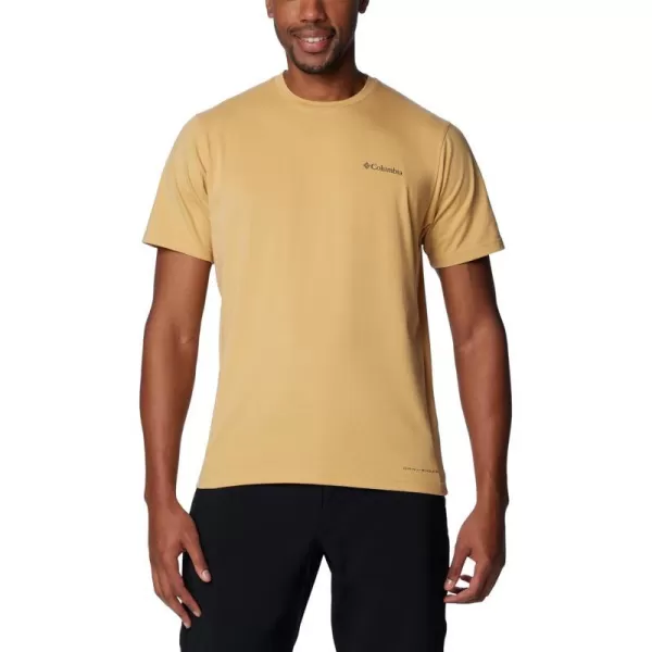 Columbia Mens Sun Trek Short Sleeve TeeLight Camel