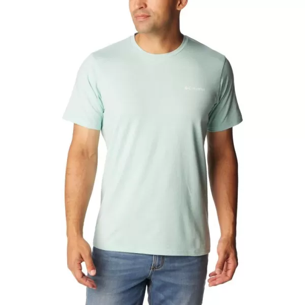 Columbia Mens Sun Trek Short Sleeve TeeSpray Heather