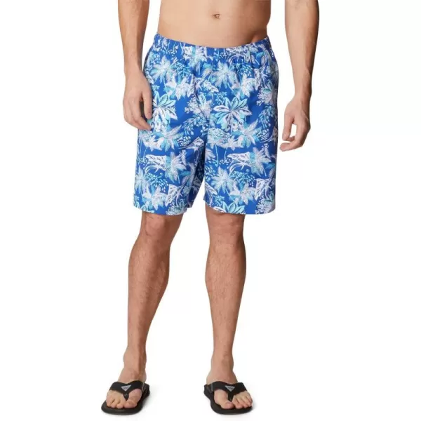 Columbia Mens Super Backcast Water ShortBlue Macaw Festive Fishin Print