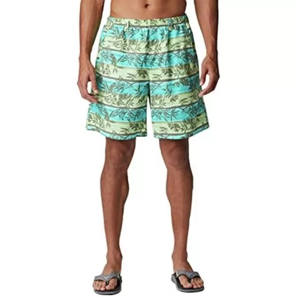 Columbia Mens Super Backcast Water ShortLime Glow Ombre