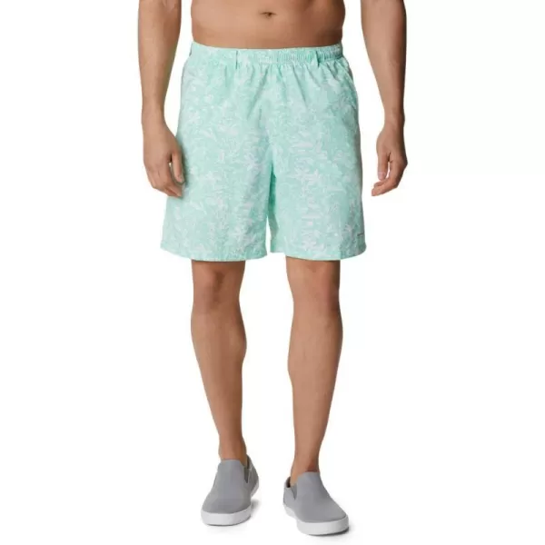 Columbia Mens Super Backcast Water ShortMint Cay Kona Print