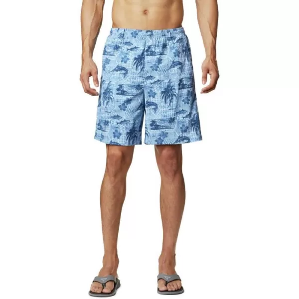 Columbia Mens Super Backcast Water ShortSkyler Polynesian Print