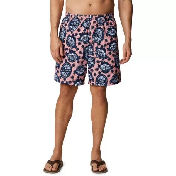 Columbia Mens Super Backcast Water ShortSorbet Spirits N Sails Print