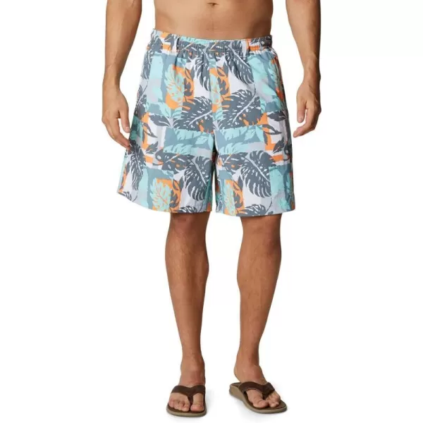 Columbia Mens Super Backcast Water ShortStorm Block Palms Print