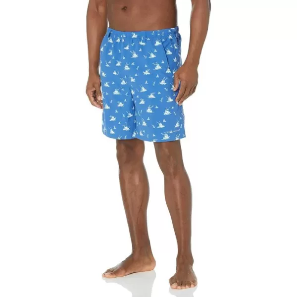 Columbia Mens Super Backcast Water ShortVivid Blue Deep Sea Departure