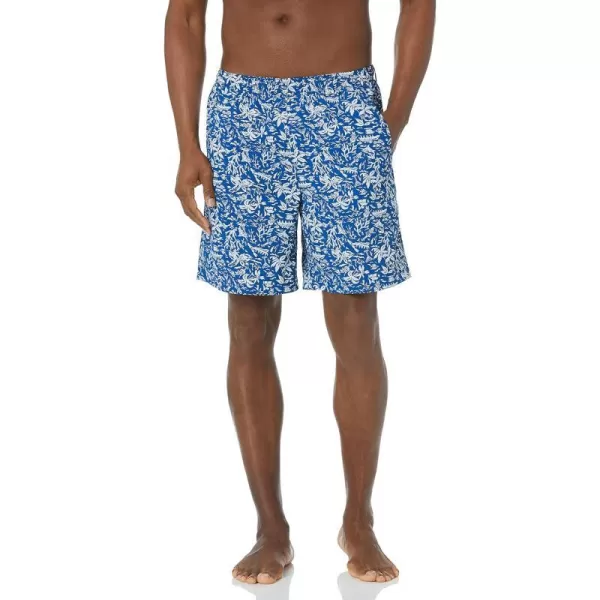 Columbia Mens Super Backcast Water ShortVivid Blue Kona Print