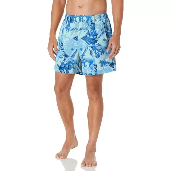 Columbia Mens Super Backcast Water ShortVivid Blue Philo Palms