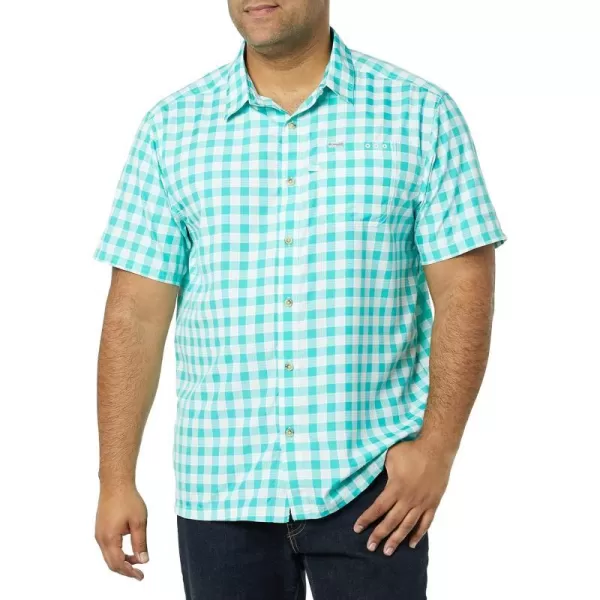 Bright Aqua Palaka Plaid