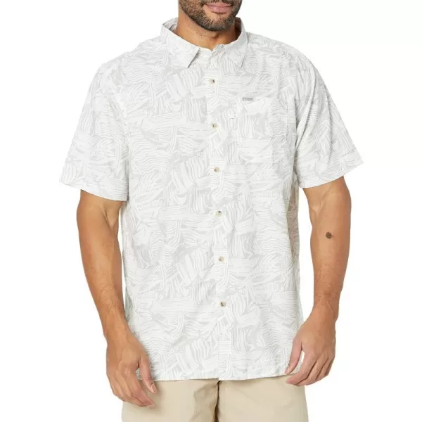 Columbia Mens Super Slack Tide ShirtCool Grey Sailstroke