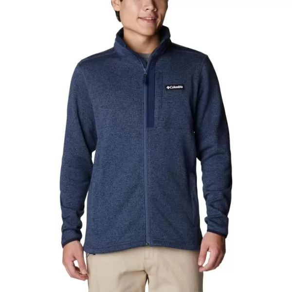 Columbia Mens Sweater Weather Full ZipDark Mountain Heather