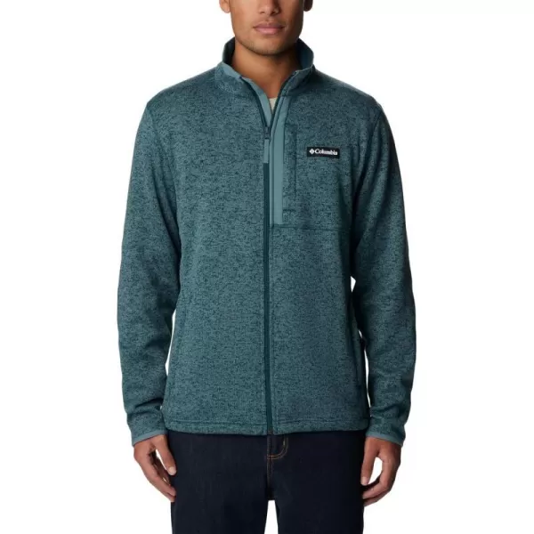 Columbia Mens Sweater Weather Full ZipNight Wave Heather